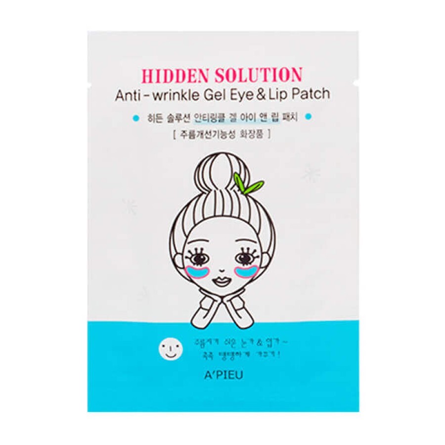 Патчі для очей і губ A'pieu Hidden Solution Anti Wrinkle Gel Eye & Lip Patch 2 шт: ціни та характеристики