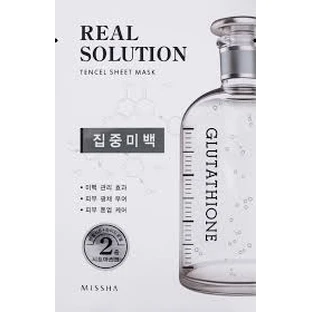 Отбеливающая маска для лица Missha Real Solution Tencel 25 г