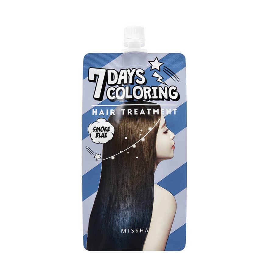 Тонуюча фарба для волосся Missha Seven Days Coloring Hair блакитний дим, 25 мл: ціни та характеристики