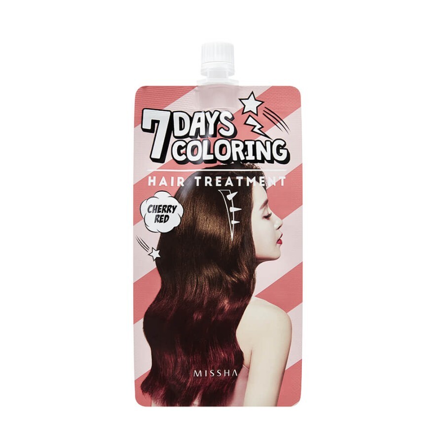 Тонирующая краска для волос Missha Seven Days Coloring Hair красная вишня, 25 мл: цены и характеристики