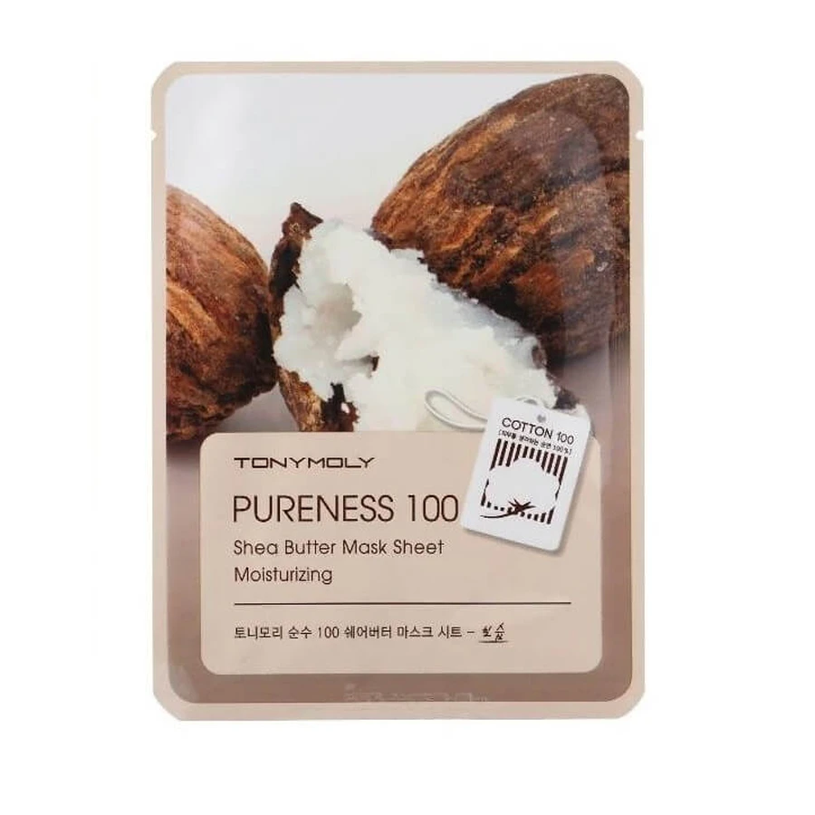Mаска для обличчя з маслом ши Tony Moly Pureness 100 Shea Butter, 21 мл: ціни та характеристики