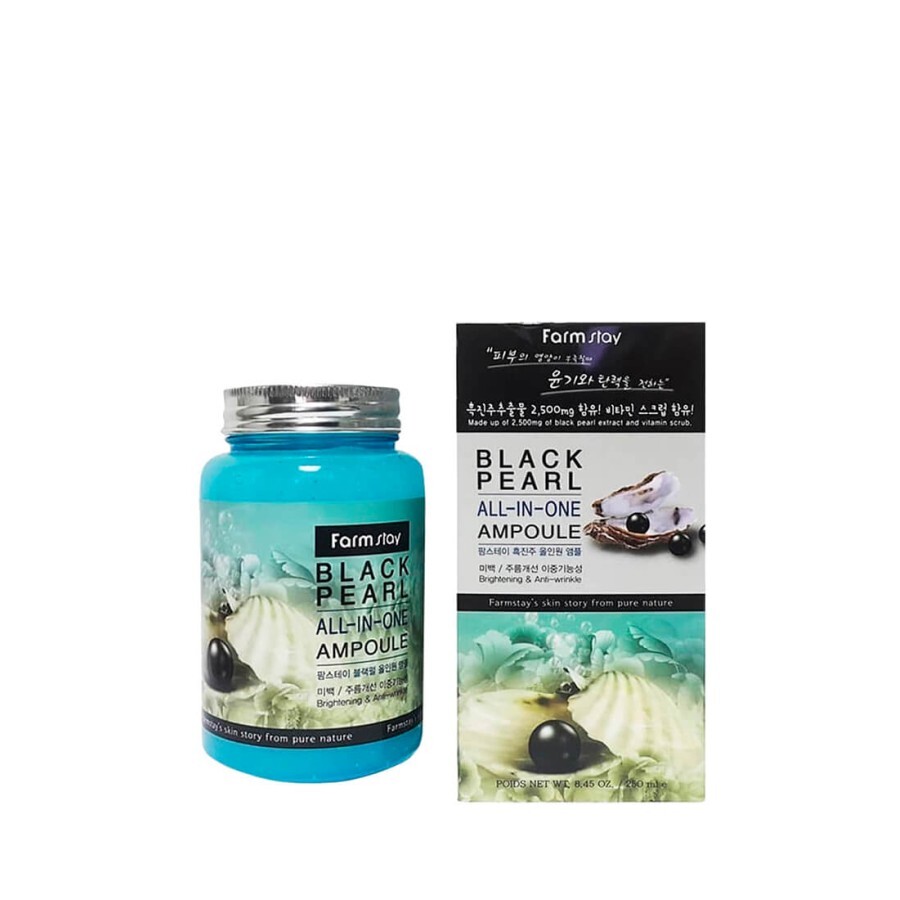 Ампульная сыворотка с экстрактом черного жемчуга FarmStay Black Pearl All-in-one Ampoule, 250 мл: цены и характеристики