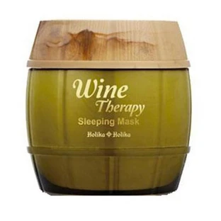 Антивікова маска Holika Holika Wine Therapy Sleeping Mask White Wine на основі білого вина 120 мл