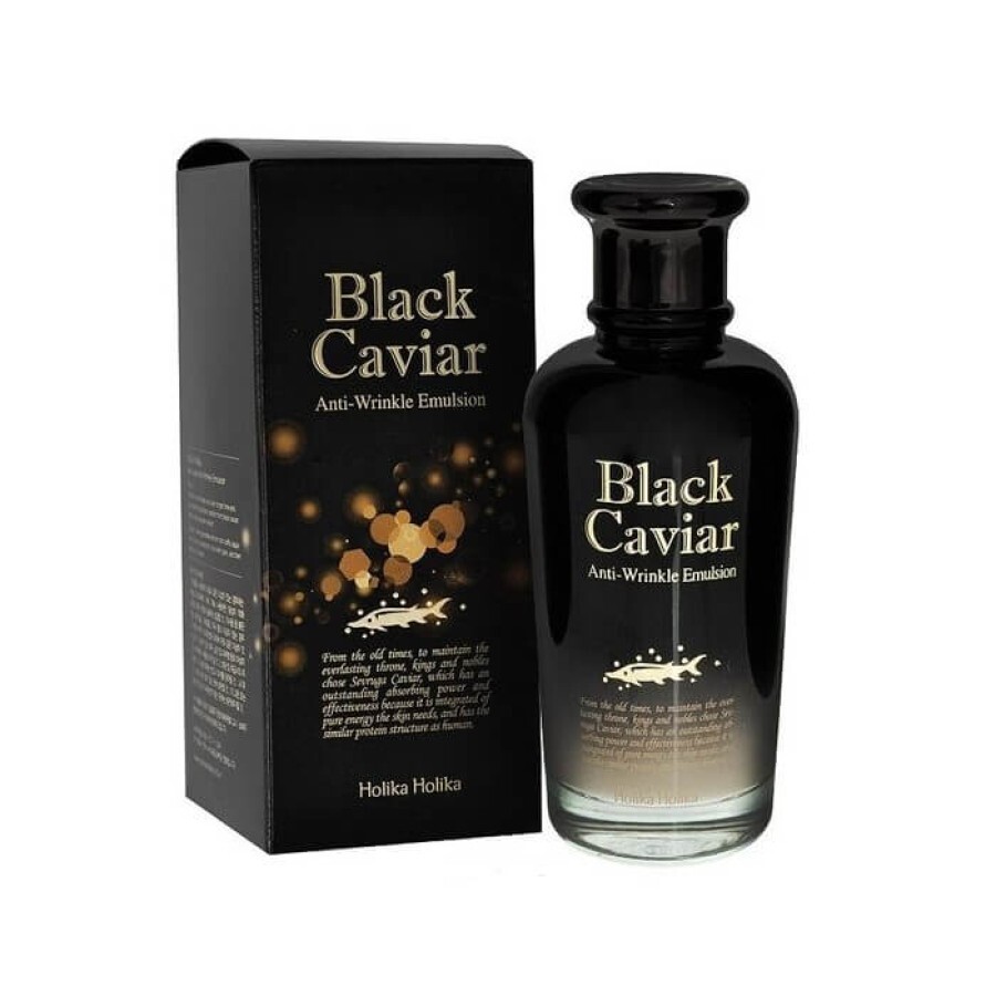 Антивозрастная эмульсия Holika Holika Black Caviar Anti-Wrinkle Против морщин с экстрактом черной икры, 150 мл: цены и характеристики