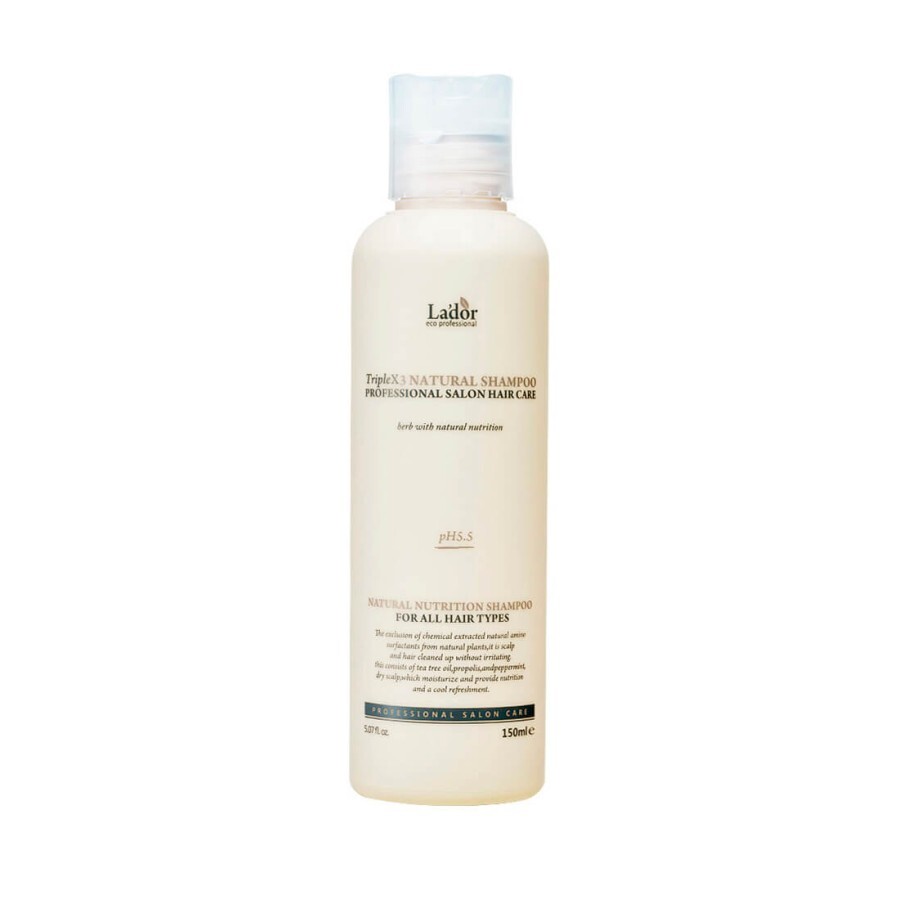 Безсульфатный шампунь La'dor Triplex Natural Shampoo, 150 мл: цены и характеристики