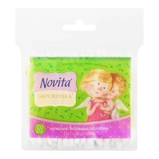 Ватные палочки Novita Gapchinska, 100 шт
