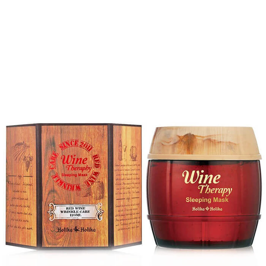 Винна нічна маска Holika Holika Wine Therapy Sleeping Mask Red Wine, 120 мл: ціни та характеристики