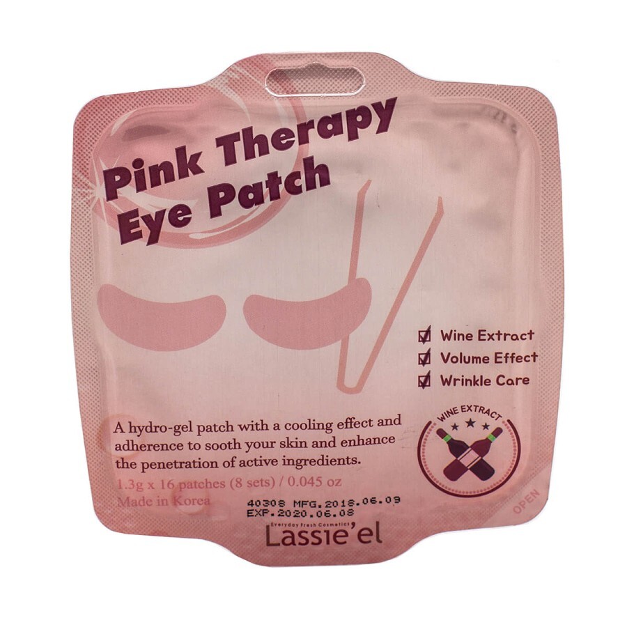 Гелевые патчи для области вокруг глаз Lassie'el Pink Therapy 21 г: цены и характеристики