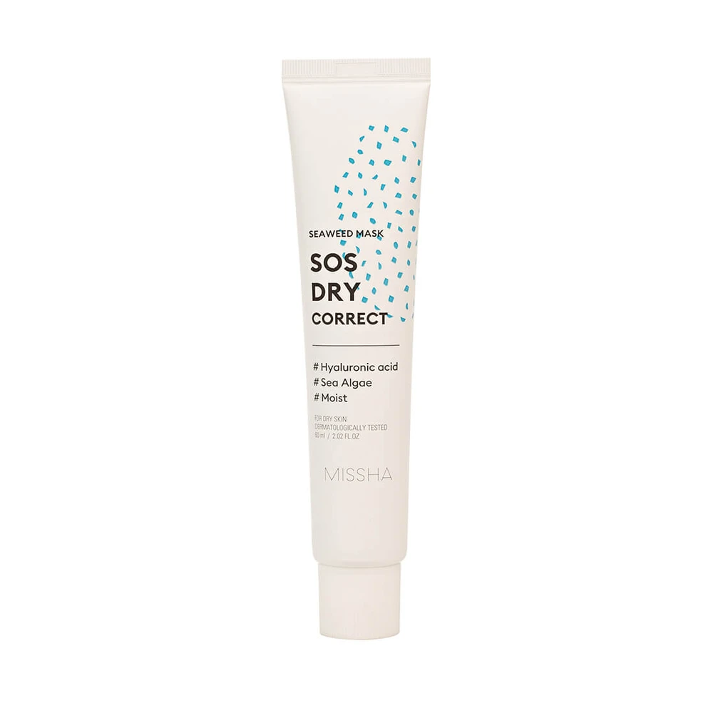 Гель-маска для сухой кожи лица Missha SOS Dry Correct Seaweed Mask 60 мл: цены и характеристики