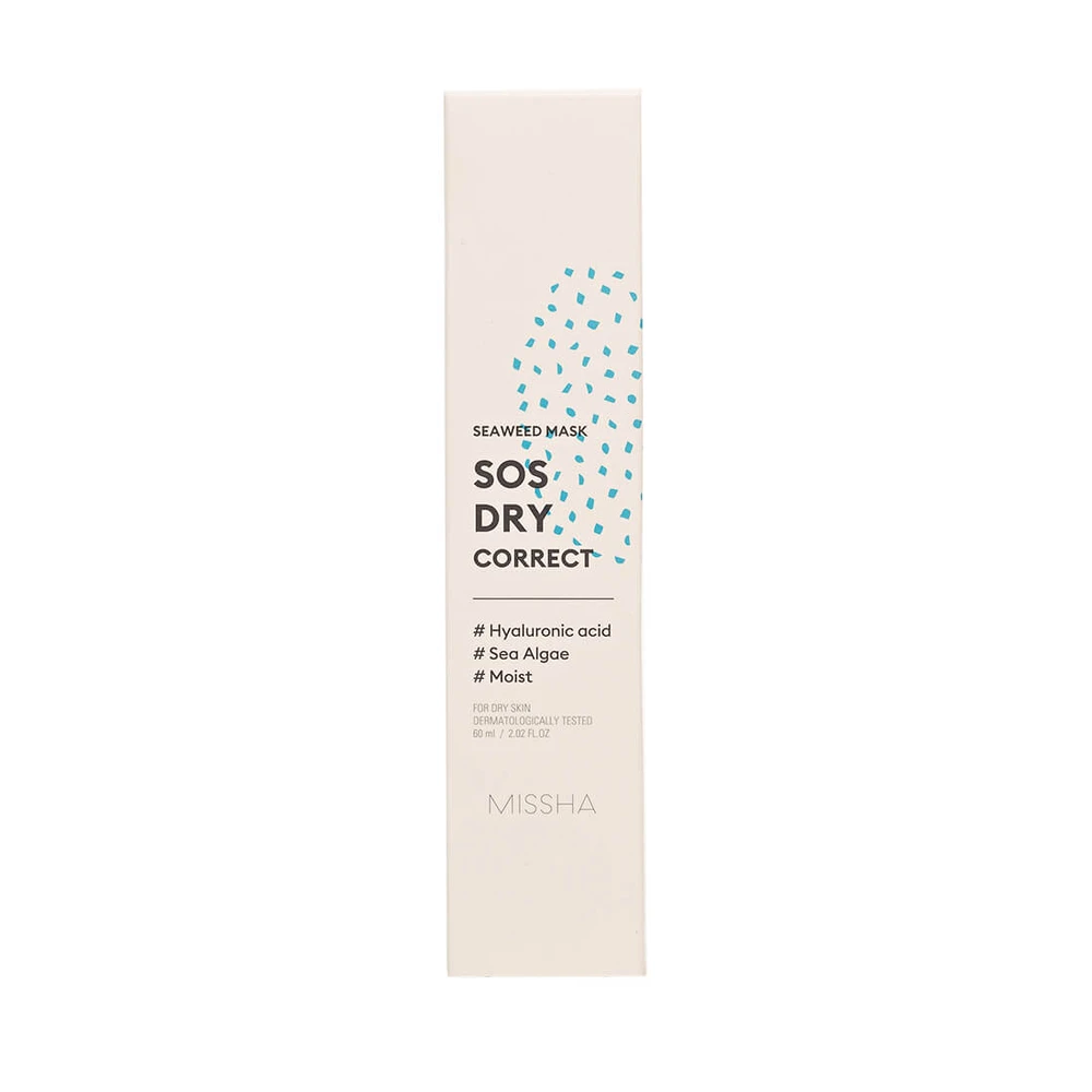 Гель-маска для сухой кожи лица Missha SOS Dry Correct Seaweed Mask 60 мл: цены и характеристики