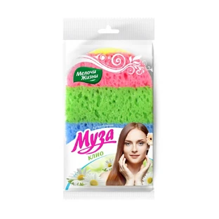 Губка банная Мелочи Жизни Муза Клио фигурная 1 шт