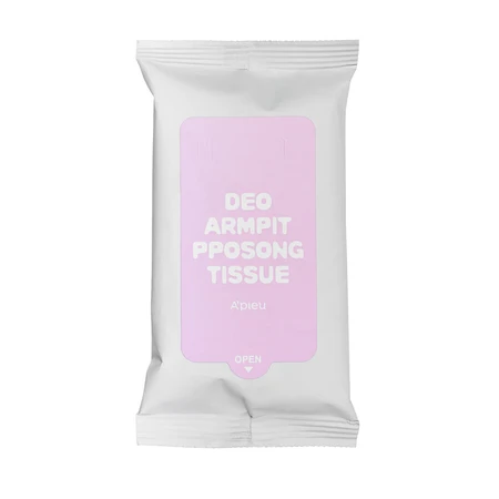 Серветки для обличчя A'pieu Deo Armpit Pposong Tissue Дезодоруючі 60 г: ціни та характеристики