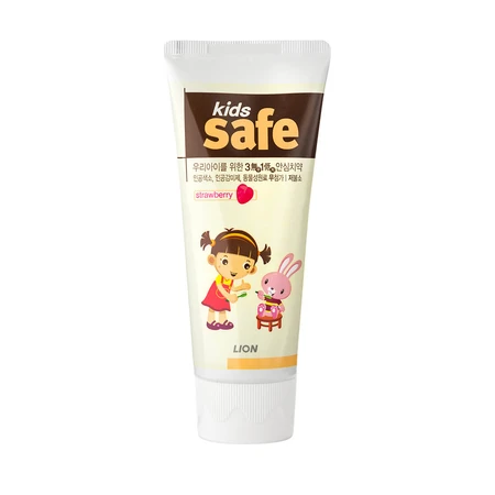 Детская зубная паста Lion Kids Safe 3-12 лет Клубника, 90 г: цены и характеристики