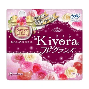 Щоденні гігієнічні прокладки Sofy Kiyora Sweet, 72 шт