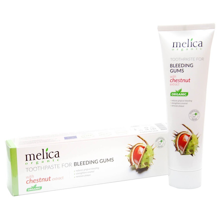 Зубна паста Melica Organic з екстрактом каштану 100 мл: ціни та характеристики