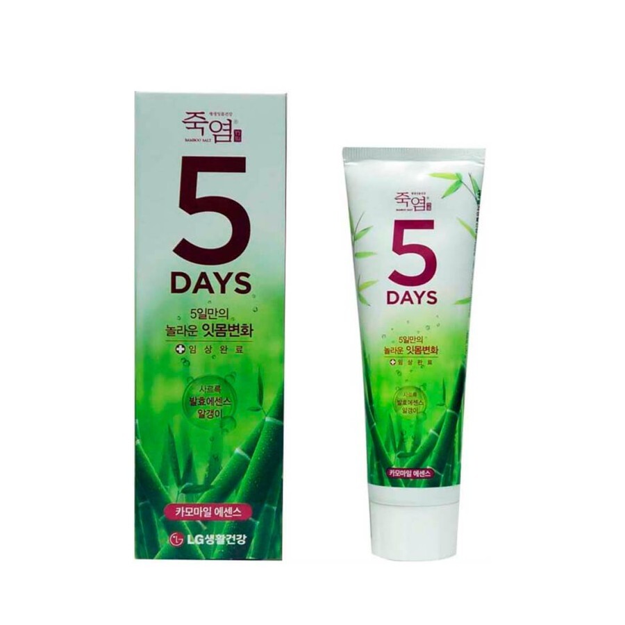 Зубная паста LG H&H Bamboo Salt 5 Days Watering Mint с бамбуковой солью и мятой, 100 г: цены и характеристики