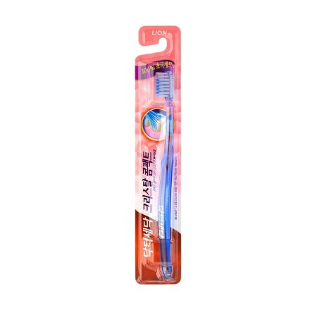 Зубная щетка для слабых десен Lion Dr. Sedoc Crystal Toothbrush Compact синяя, 1 шт