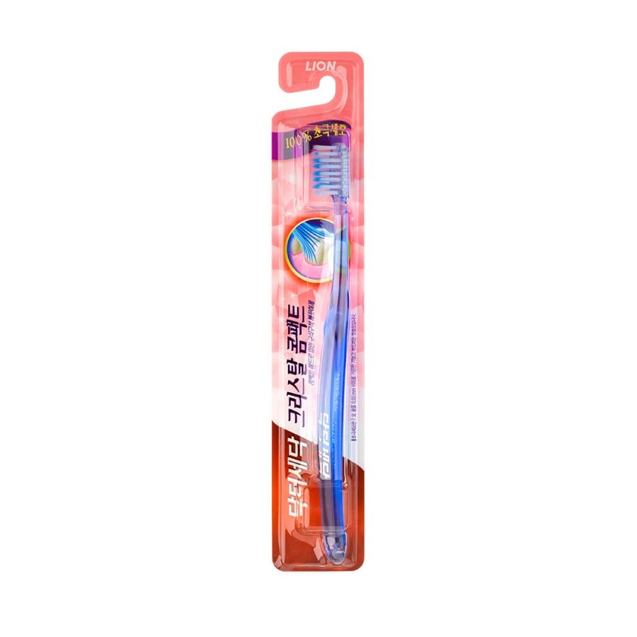 Зубная щетка для слабых десен Lion Dr. Sedoc Crystal Toothbrush Compact синяя, 1 шт: цены и характеристики