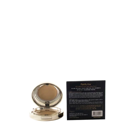 Компактна пудра для обличчя FarmStay Escargot UV Two-Way Pact SPF30/PA ++ №.23 - Natural Beige 12 г х 2 шт: ціни та характеристики