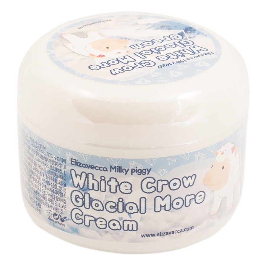 Крем для обличчя Elizavecca Milky Piggy White Crow Glacial More Cream Повітряний 100 мл: ціни та характеристики