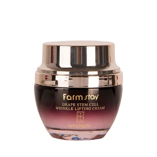 Крем для лица против морщин подтягивающий FarmStay Grape Stem Cell Wrinkle Lifting Cream Виноград 50 мл 