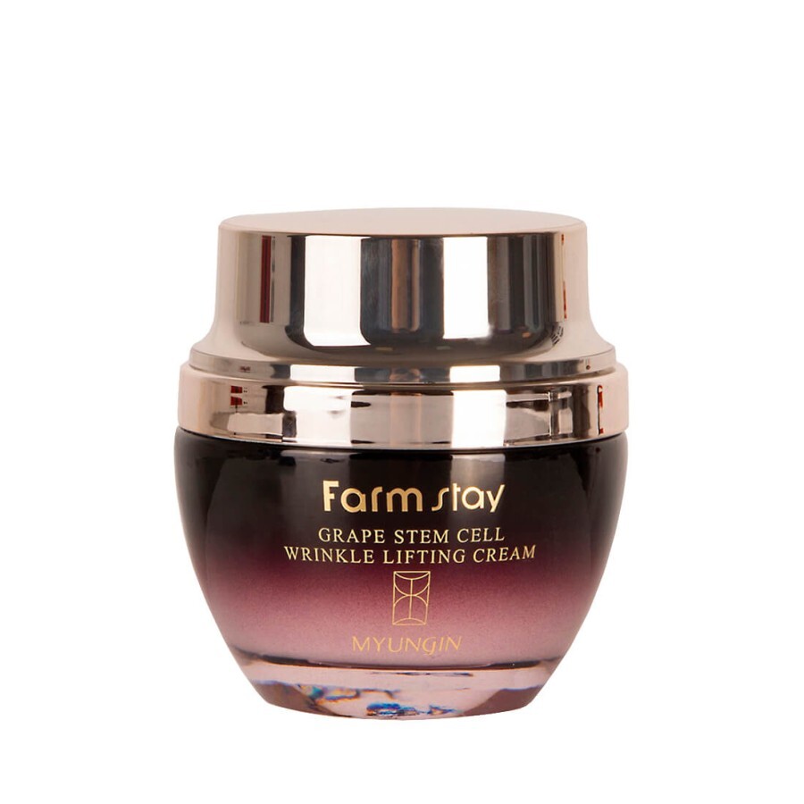 Крем для обличчя проти зморшок підтягуючий FarmStay Grape Stem Cell Wrinkle Lifting Cream Виноград 50 мл: ціни та характеристики