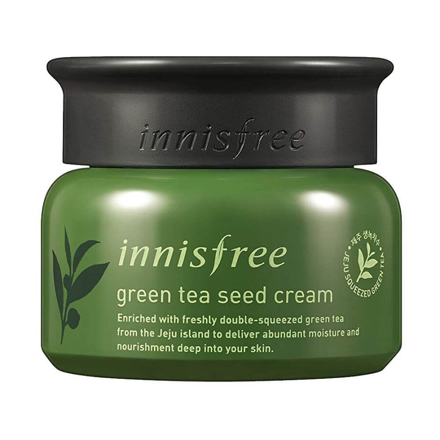 Крем для обличчя з екстрактом насіння зеленого чаю Innisfree The Green Tea Seed Cream, 50 мл: ціни та характеристики