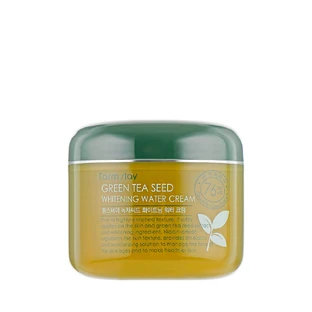Крем для лица увлажняющий осветляющий Зеленый чай FarmStay Green Tea Seed Whitening Water Cream, 100 мл 