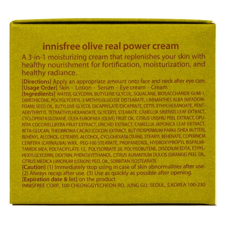 Крем интенсивный с экстрактом оливы Innisfree Olive Real Power Cream, 50 мл : цены и характеристики