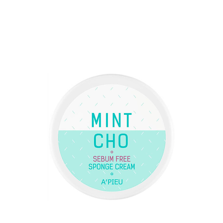 Крем против жирного блеска Apieu Mint Cho Sebum Free Sponge Cream, 50 мл : цены и характеристики