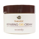 Крем-гель для лица с муцином улитки Secret Key Snail + EGF Repairing Gel Cream, 50 мл