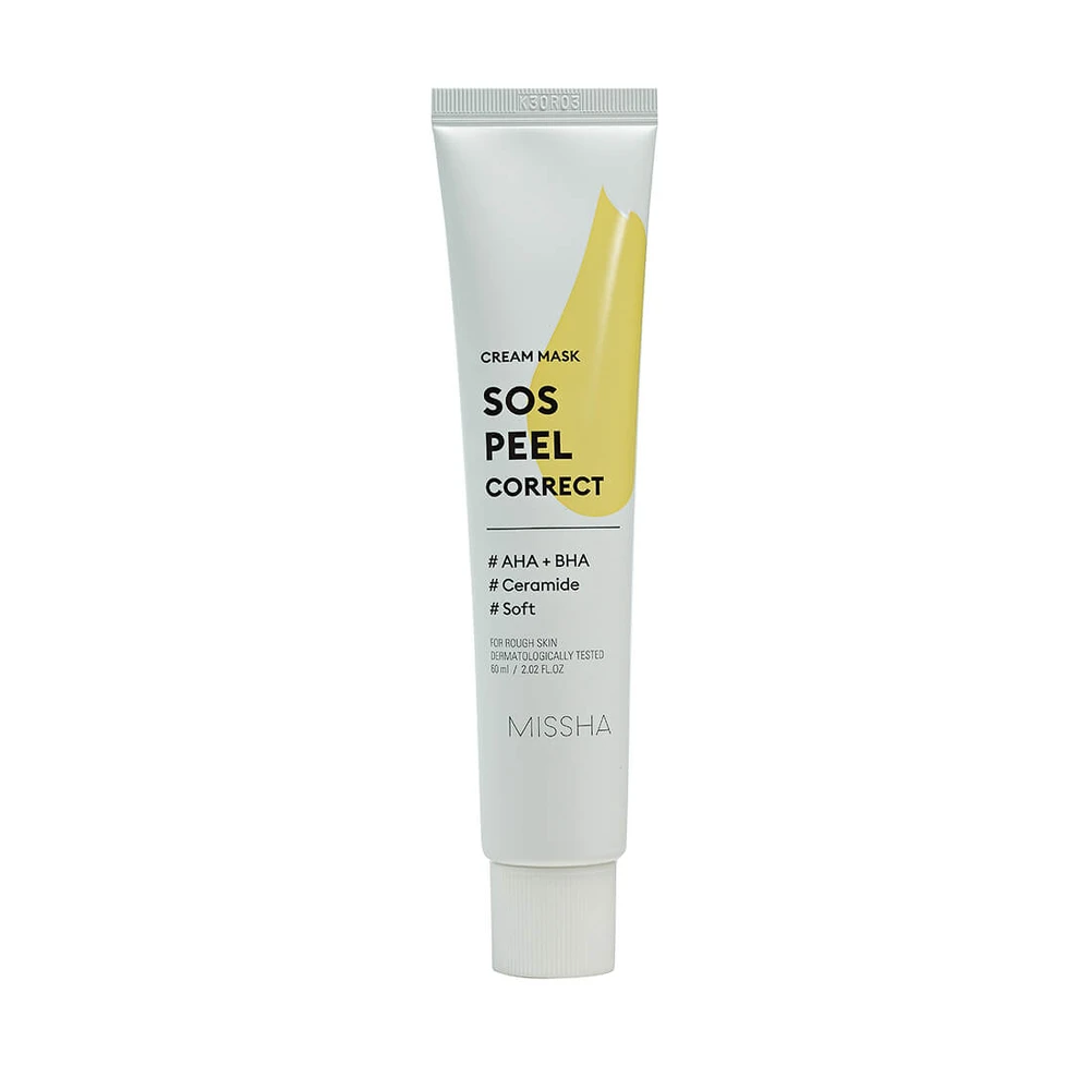 Кремова пілінг-маска для обличчя Missha SOS Peel Correct Cream Mask 60 мл: ціни та характеристики