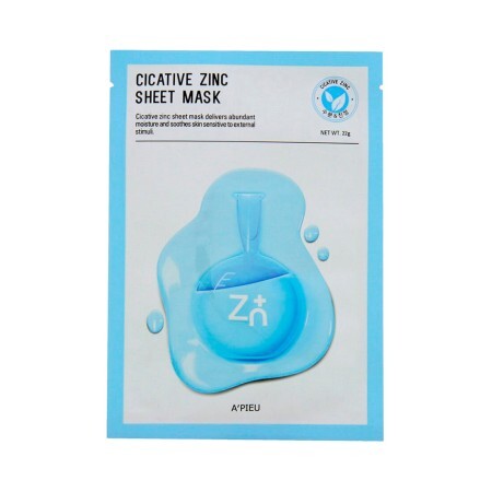 Тканевая маска для лица A'Pieu Cicative Zinc Sheet Mask Питание и увлажнение 22 г