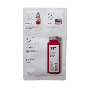 Маска для лица Missha 3-step Lifting Mask 3х-шаговая лифтинговая 1.5 г + 25 г + 1.5 г