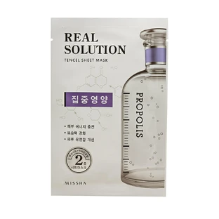 Маска для лица Missha Real Solution Tencel Sheet Mask Vitalizing Propolis, 25 г