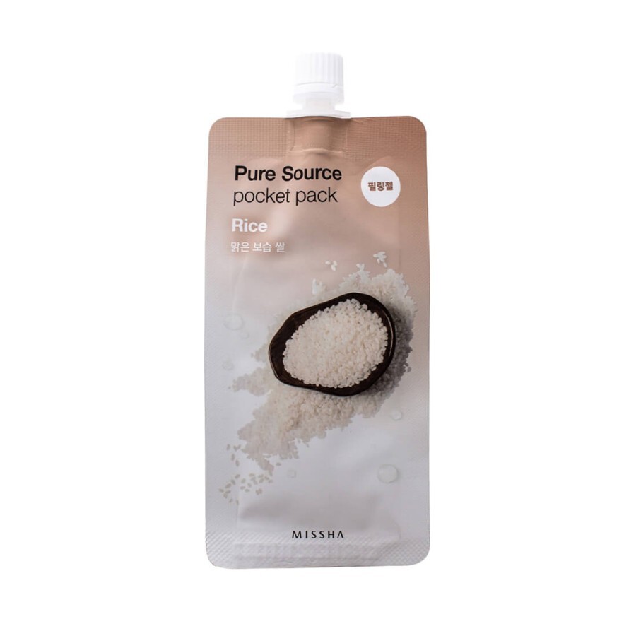 Маска для обличчя Missha Pure Source Pocket Pack з рисовим екстрактом 10 мл: ціни та характеристики