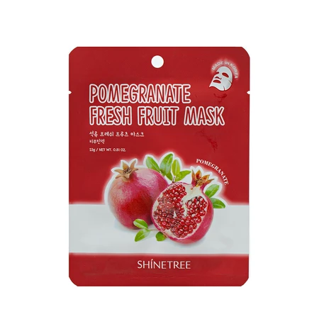 Маска для обличчя Shinetree Fresh Fruit з екстрактом граната 23 г: ціни та характеристики