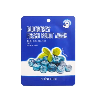 Маска для обличчя Shinetree Fresh Fruit з екстрактом чорниці 23 г