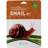 Маска для лица Pascucci Good Face Eco Mask Sheet Snail тканевая c экстрактом улитки 23 мл 