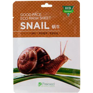 Маска для обличчя Pascucci Good Face Eco Mask Sheet Snail тканинна c екстрактом равлики 23 мл