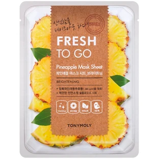 Маска для лица тканевая Tony Moly Fresh To Go осветляющая ананас 22 г