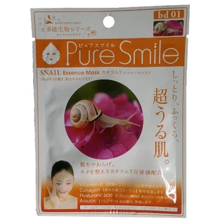 Маска для обличчя Pure Smile Essence Mask Snail тканинна з муцином равлики 23 мл