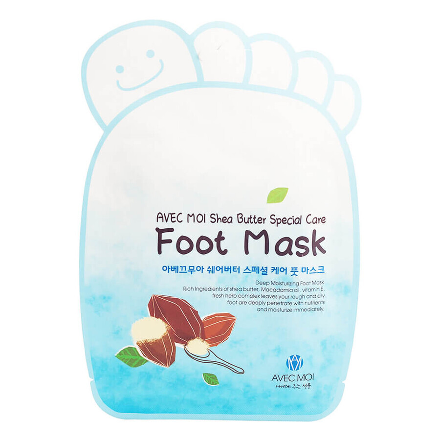 Маска для ніг Avec Moi Shea Butter Special Care Foot Mask, 16 г: ціни та характеристики