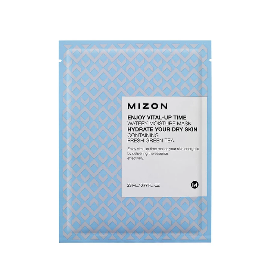 Маска для обличчя Mizon Enjoy Vital-Up Time Watery Moisture Mask з екстрактом зеленого чаю 23 мл: ціни та характеристики