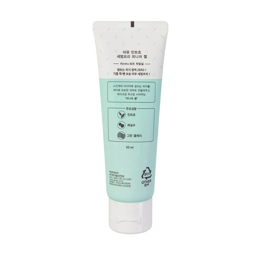 Матуючий фініш-гель Apieu Mint Cho Sebum Free Finish Gel, 50 мл: ціни та характеристики