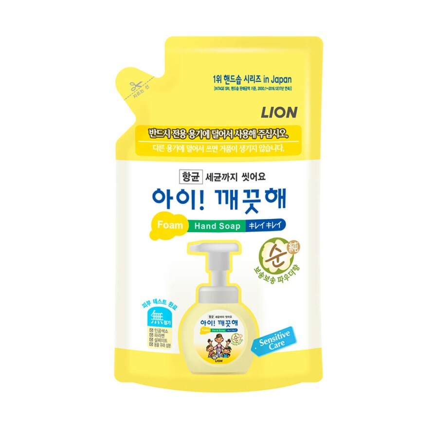Мыло пенное для чувствительной кожи Lion Ai Kekute Sensitive Refill, 200 мл: цены и характеристики