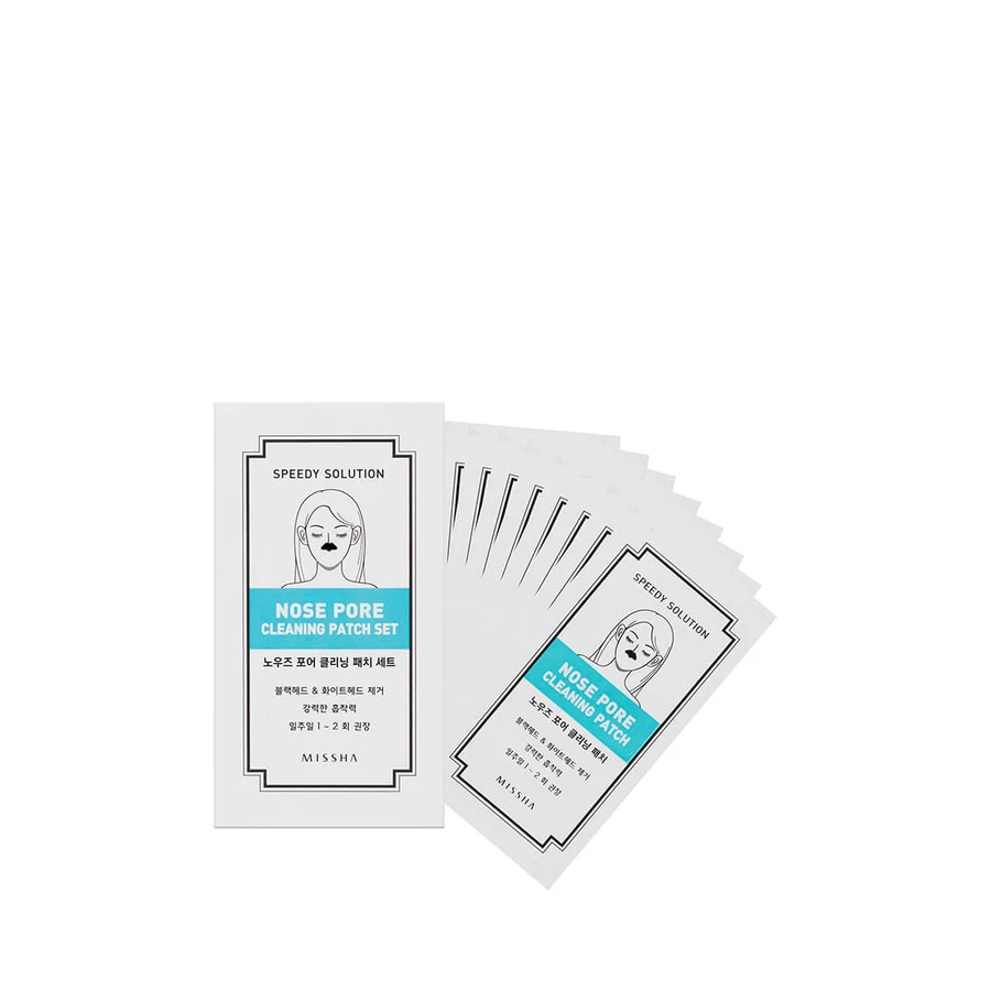 Набір очищувальних патчів для носа Missha Speedy Solution Nose Pore Cleaning Patch Set, 8 шт: ціни та характеристики