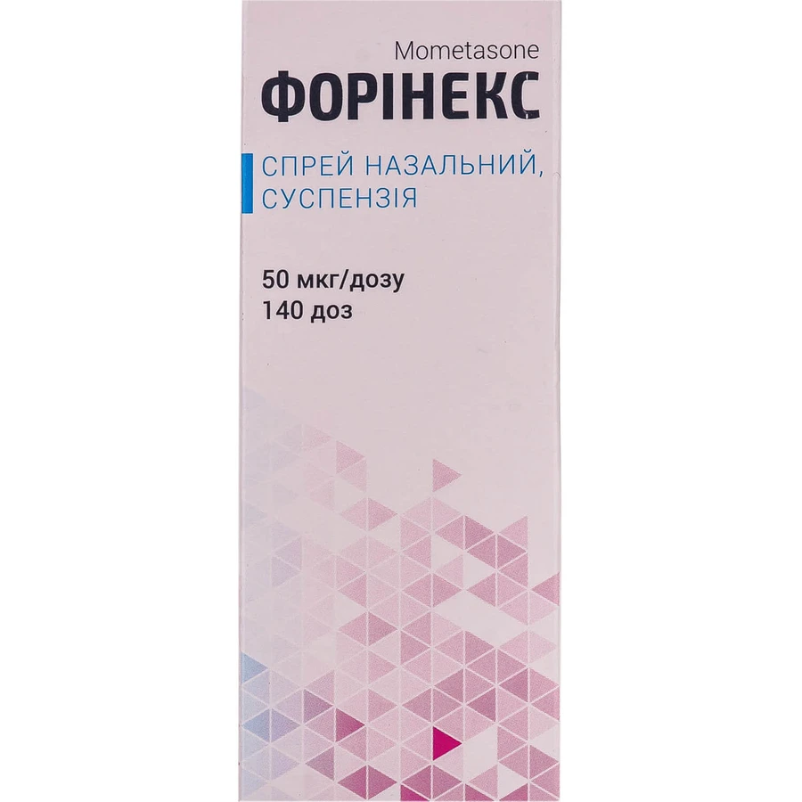 Форінекс спрей назал., сусп. 50 мкг/доза фл., 140 доз