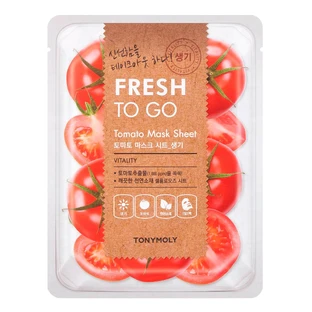Тканинна маска для обличчя Tony Moly Fresh To Go Освіжаюча з екстрактом томата, 22 г