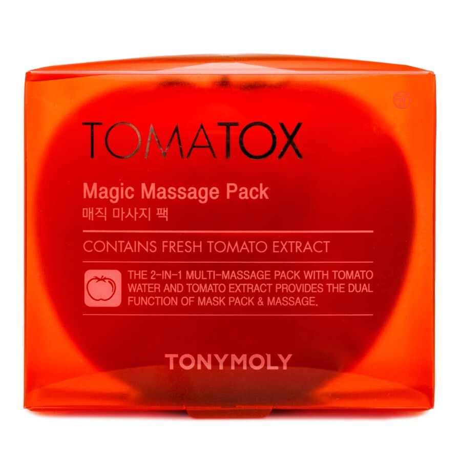 Освітлююча маска для обличчя Tony Moly Tomatox Magic Massage Pack Томатна 80 мл: ціни та характеристики
